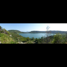 Der Lago Averno, ein Kratersee